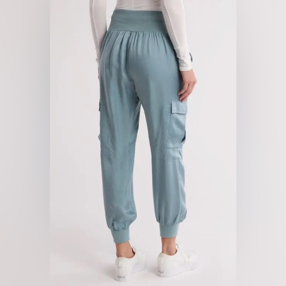 Cinq à Sept Light Blue Joggers - Picture 3 of 7